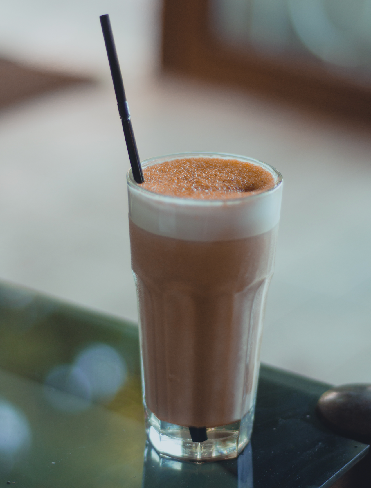 Chocolate Almond Butter Latte Smoothie