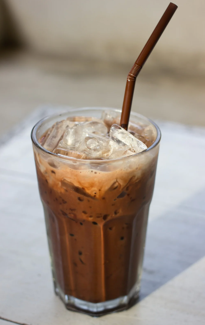 Chocolate-Infused Iced Mushroom Coffee