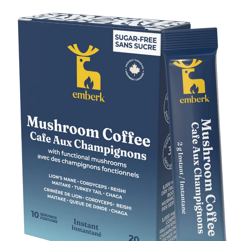 emberk mushroom coffee travel pack