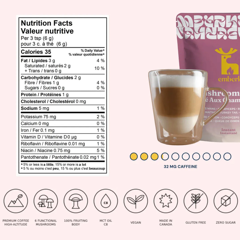 Mushroom Latte Travel Pack